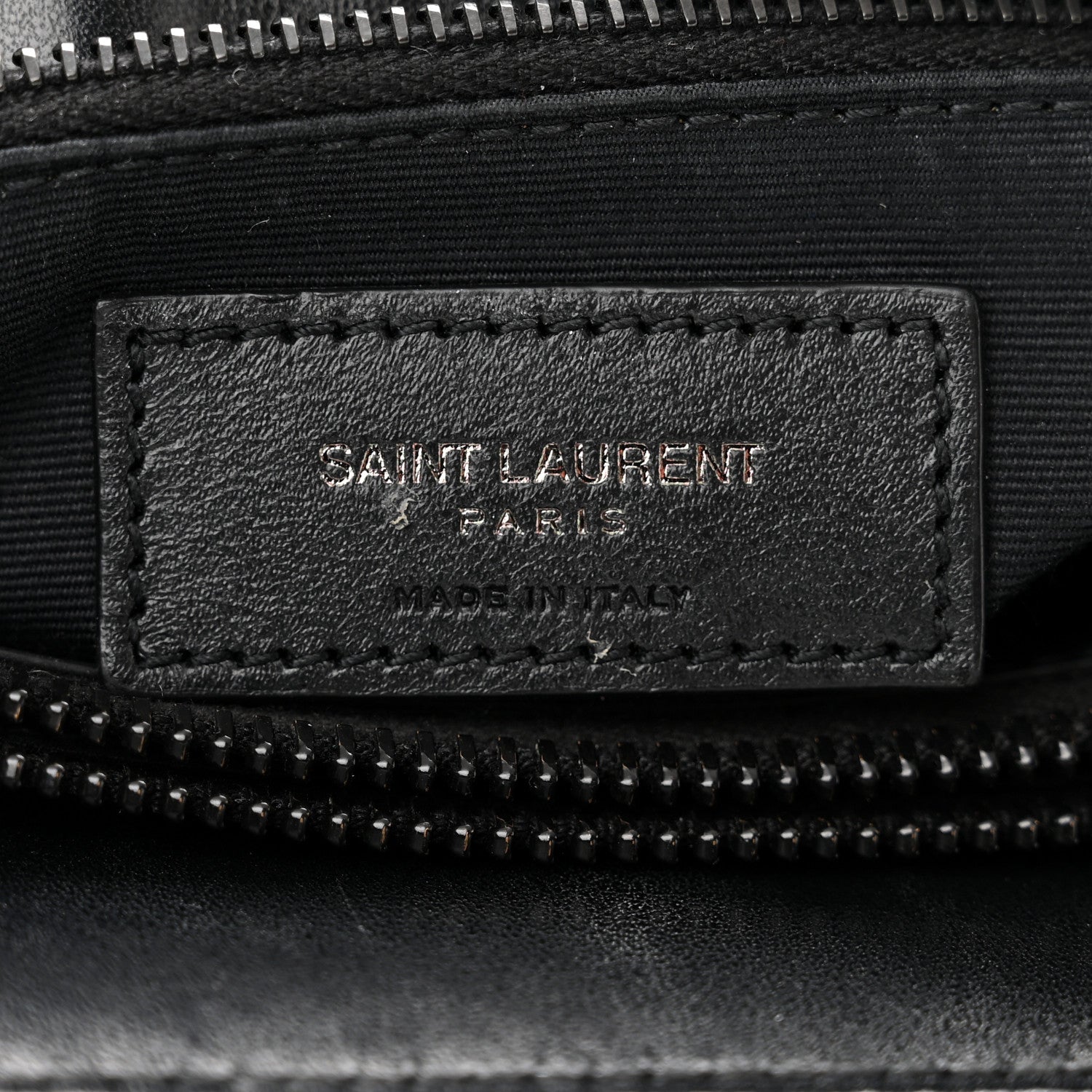 Saint Laurent Calfskin Y Quilted Monogram Medium Loulou Chain Satchel Black 6 of 10
