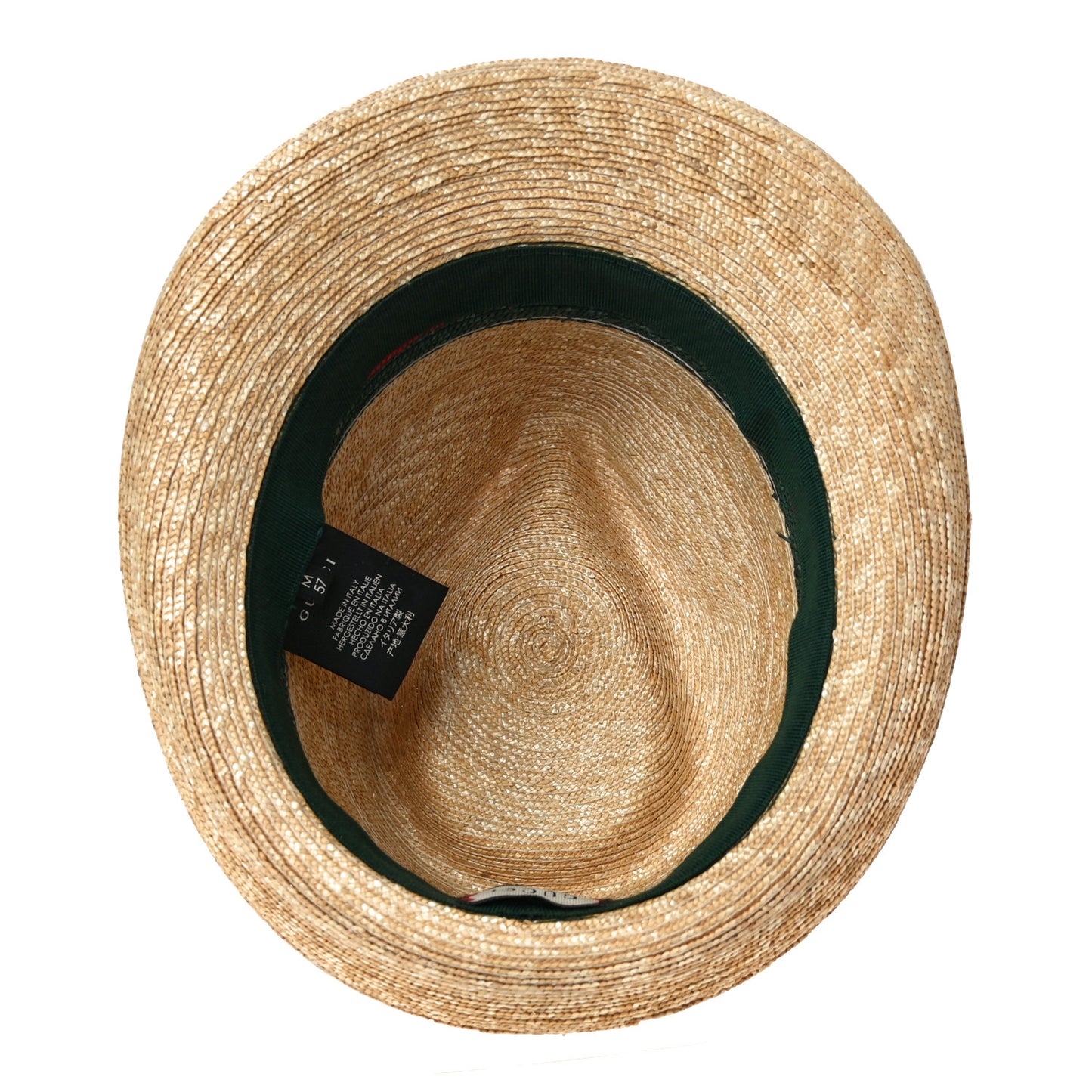 Abaca Straw Web Fedora Hat M