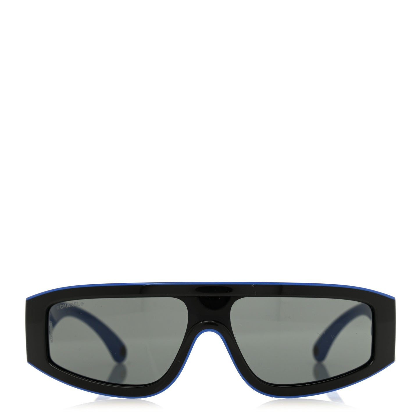Acetate Cat Eye Sunglasses 6057 Black Blue