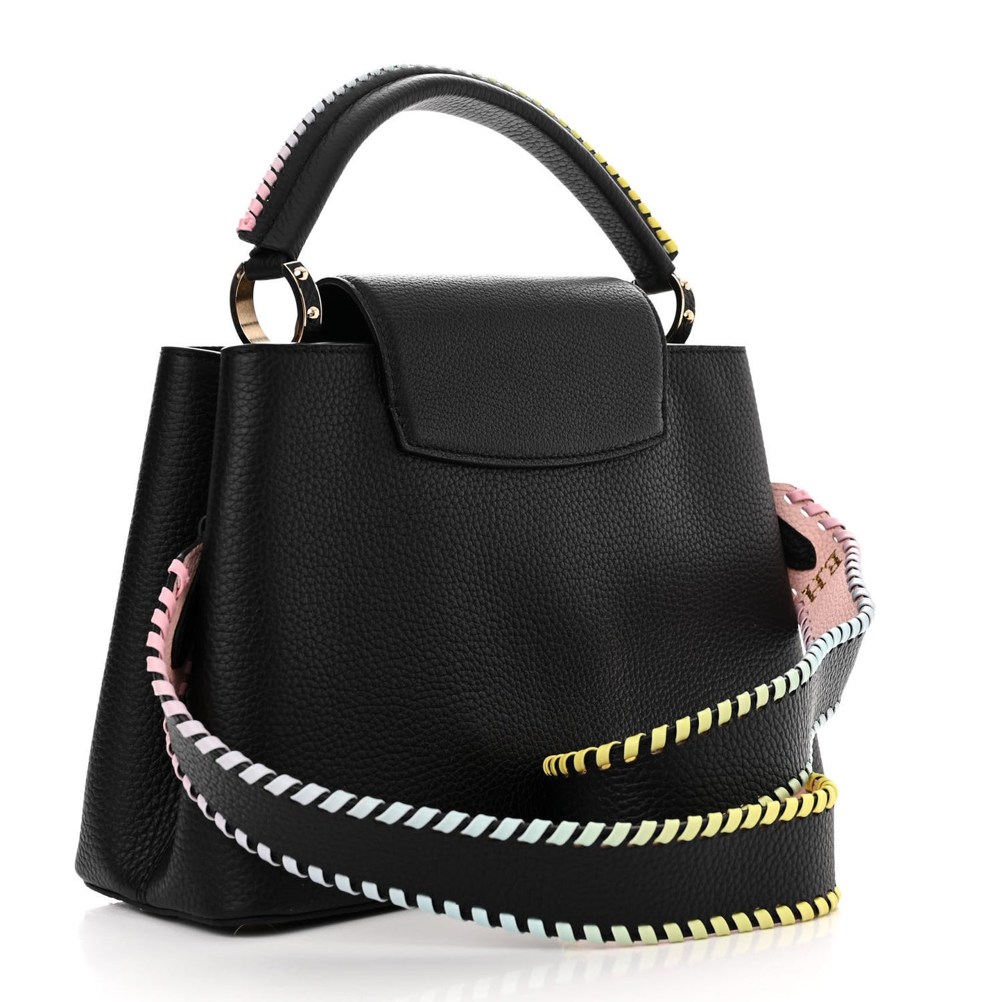 Taurillon Capucines PM Rainbow Black