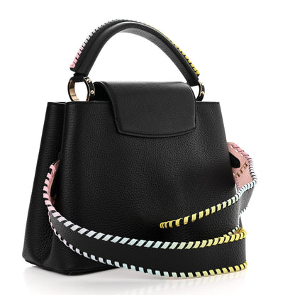 Louis Vuitton Taurillon Capucines PM Rainbow Black 3 of 12