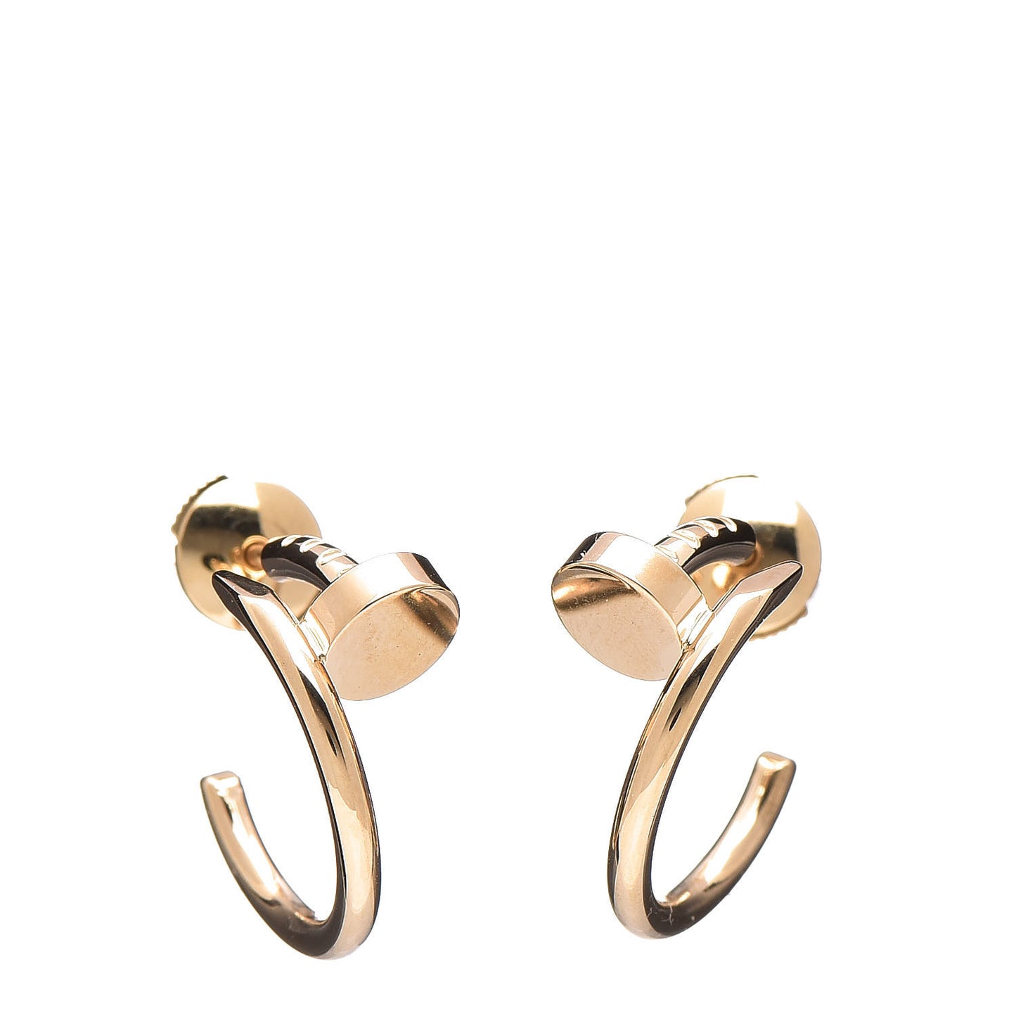 18K Yellow Gold Juste Un Clou Hoop Earrings