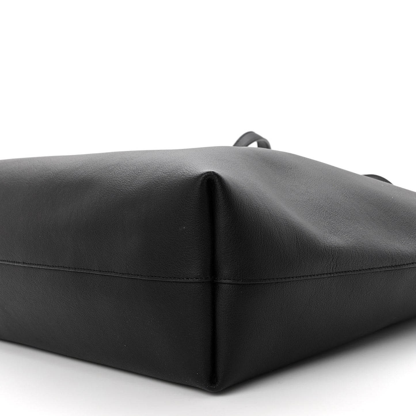 Calfskin Large Shopping Tote Black