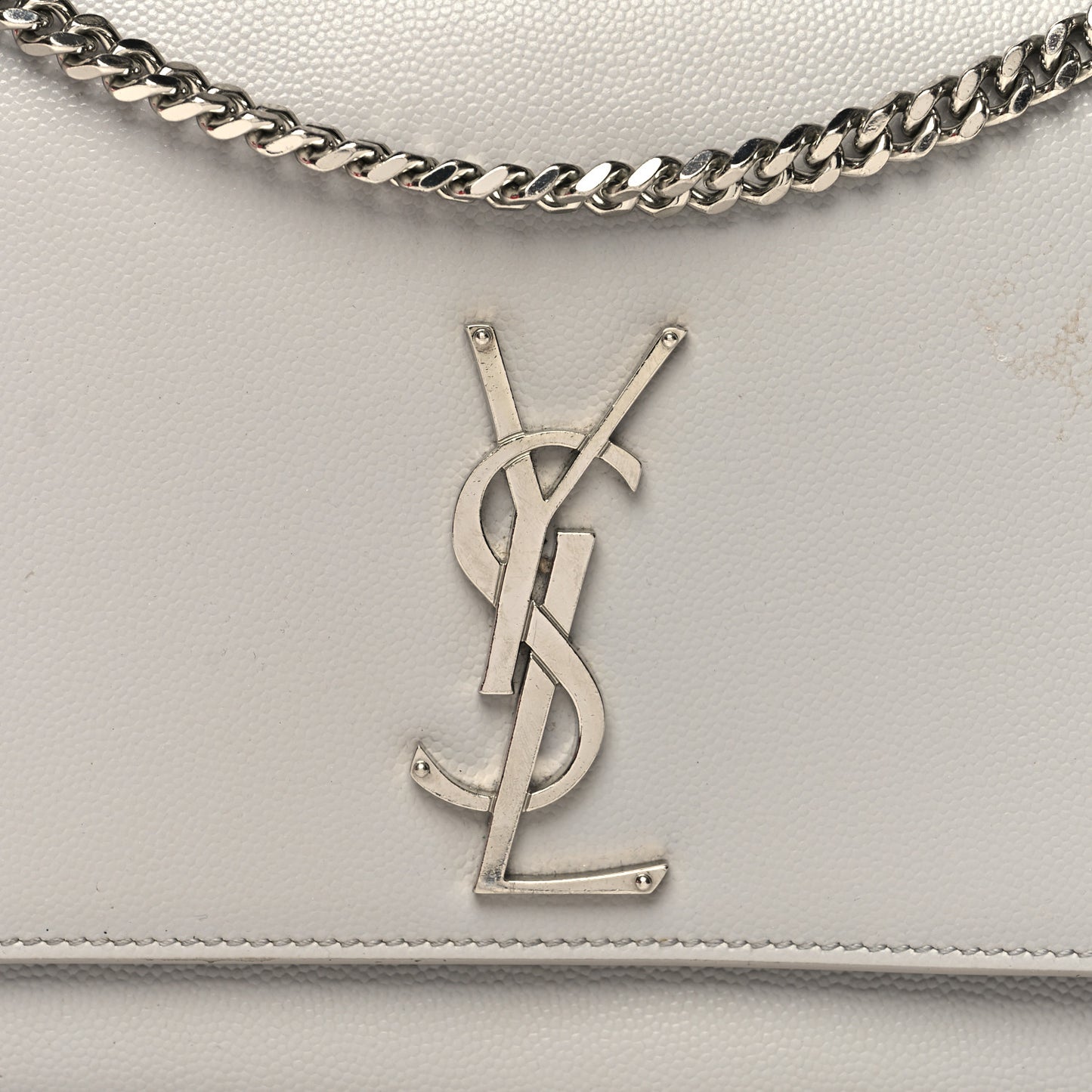 Grain De Poudre Medium Classic Monogram Kate Satchel Souris