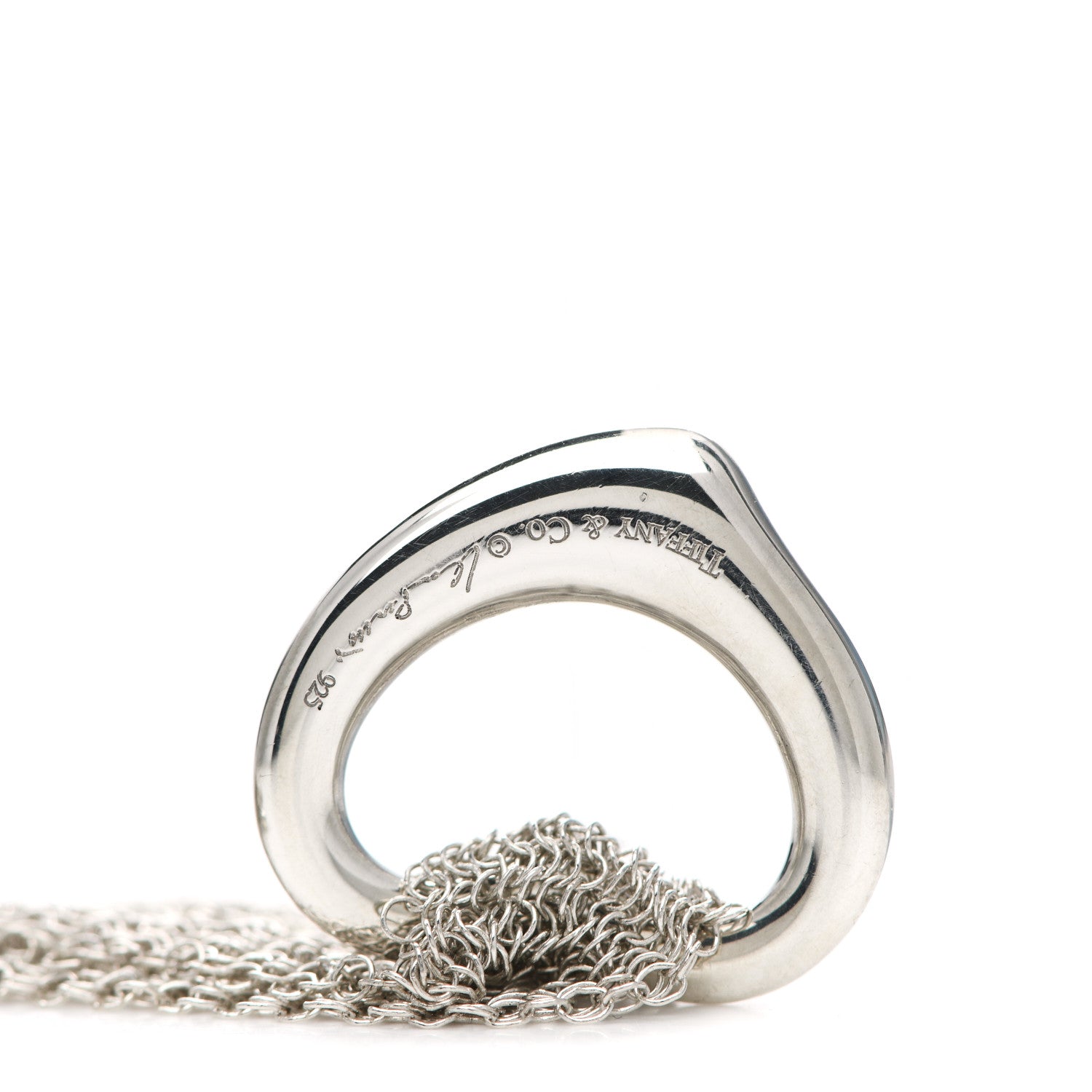 Tiffany Sterling Silver Elsa Peretti Open Heart Mesh Bracelet 4 of 4