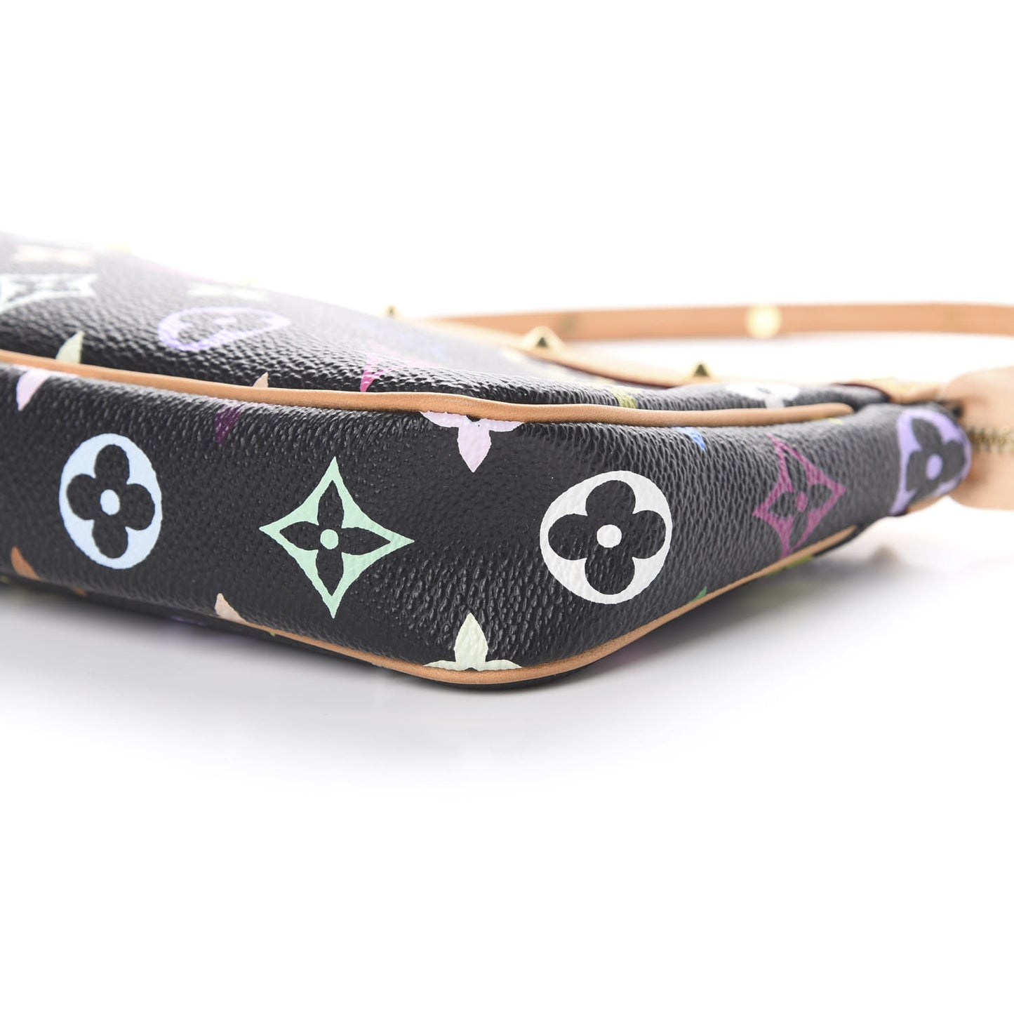 Monogram Multicolor Pochette Accessories Black