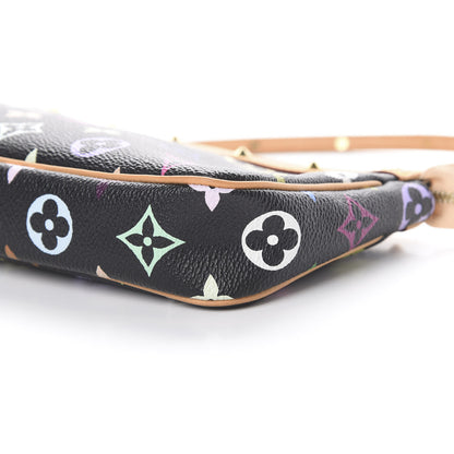 Louis Vuitton Monogram Multicolor Pochette Accessories Black 9 of 11