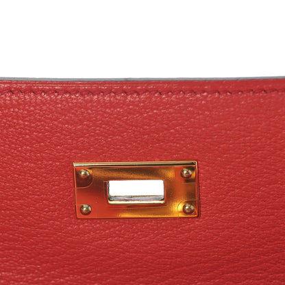 Hermes Ostrich Kelly Longue Wallet Bougainvillea 12 of 23