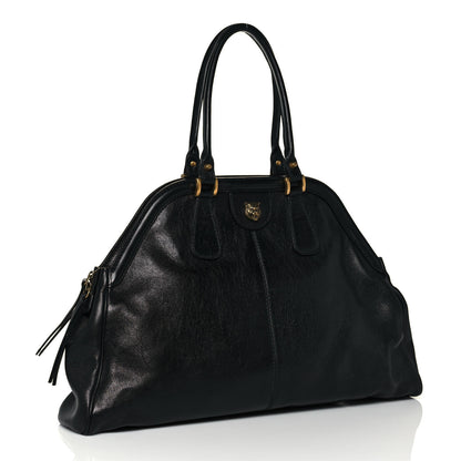 Gucci Calfskin Large Re(Belle) Top Handle Bag Black 3 of 13