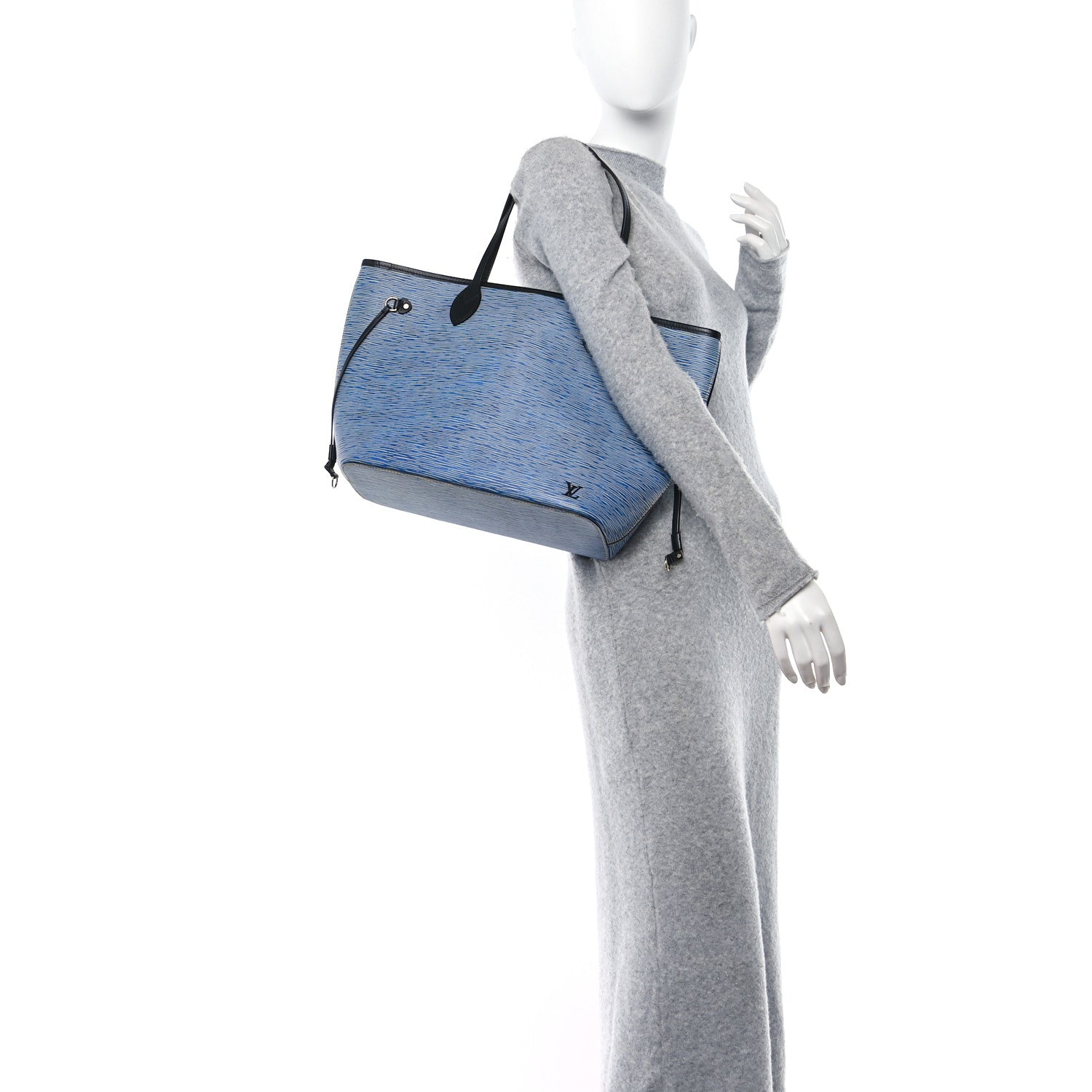 Louis Vuitton Epi Neverfull MM Denim Light 2 of 15