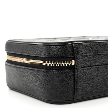Chanel Caviar Quilted Medium CC Filigree Vanity Case Black 9 of 11