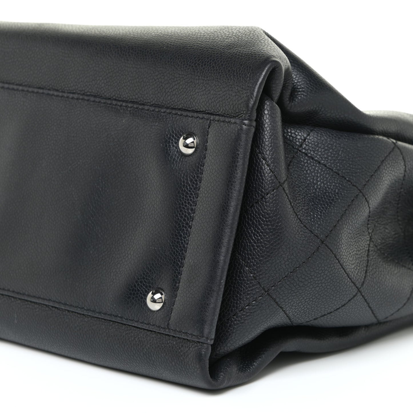 Caviar Executive Cerf Shopper Tote Black