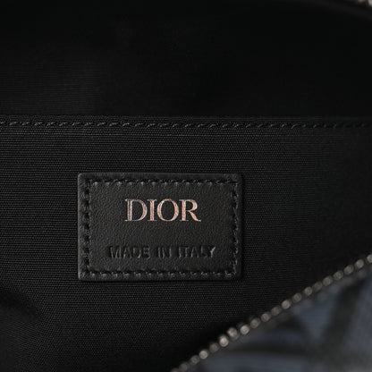 Christian Dior Canvas CD Diamond Lingot Toiletry Pouch Black 6 of 10