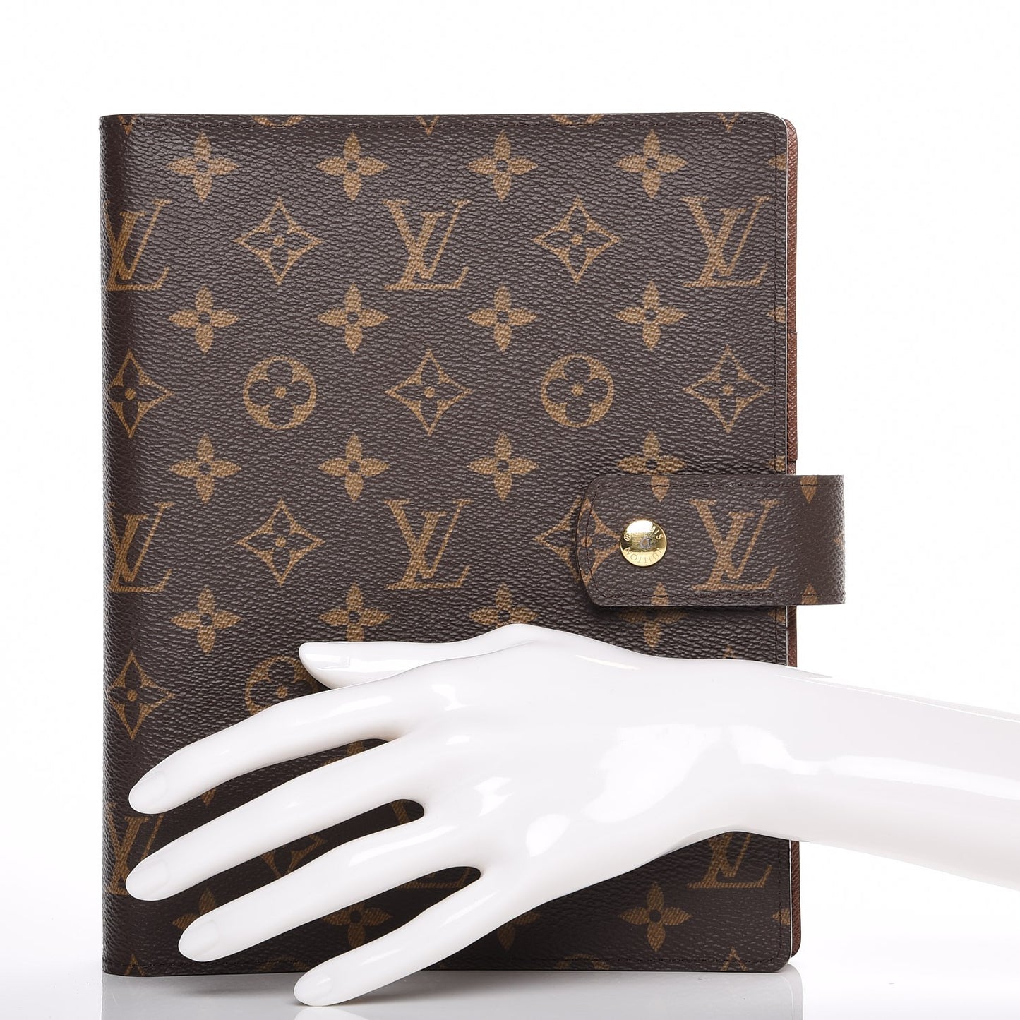 Monogram Large Ring Agenda Cover
