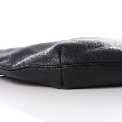 Gucci Grained Calfskin Logo Half Moon Hobo Black 8 of 9
