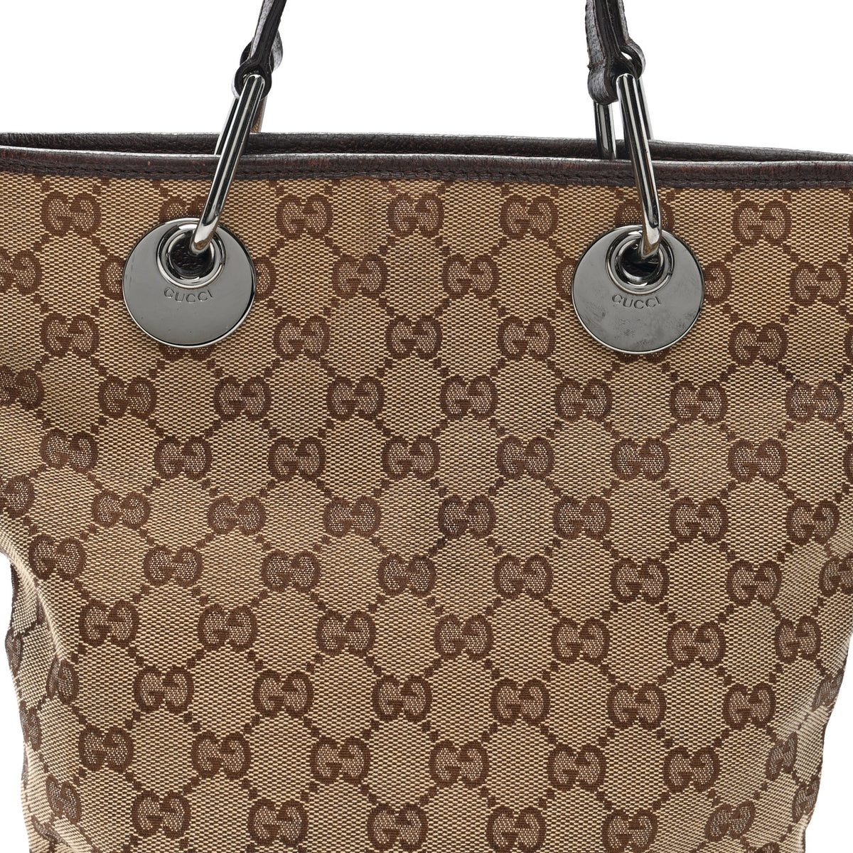 Monogram Small Eclipse Tote Brown
