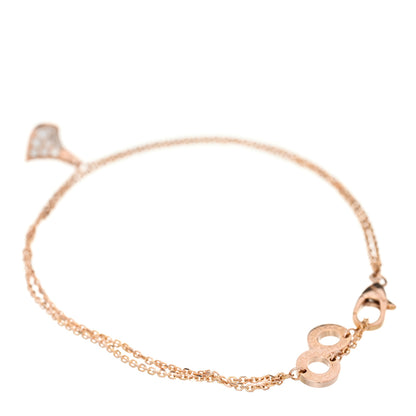 Bulgari 18K Rose Gold Diamond Divas' Dream Bracelet SM 2 of 3