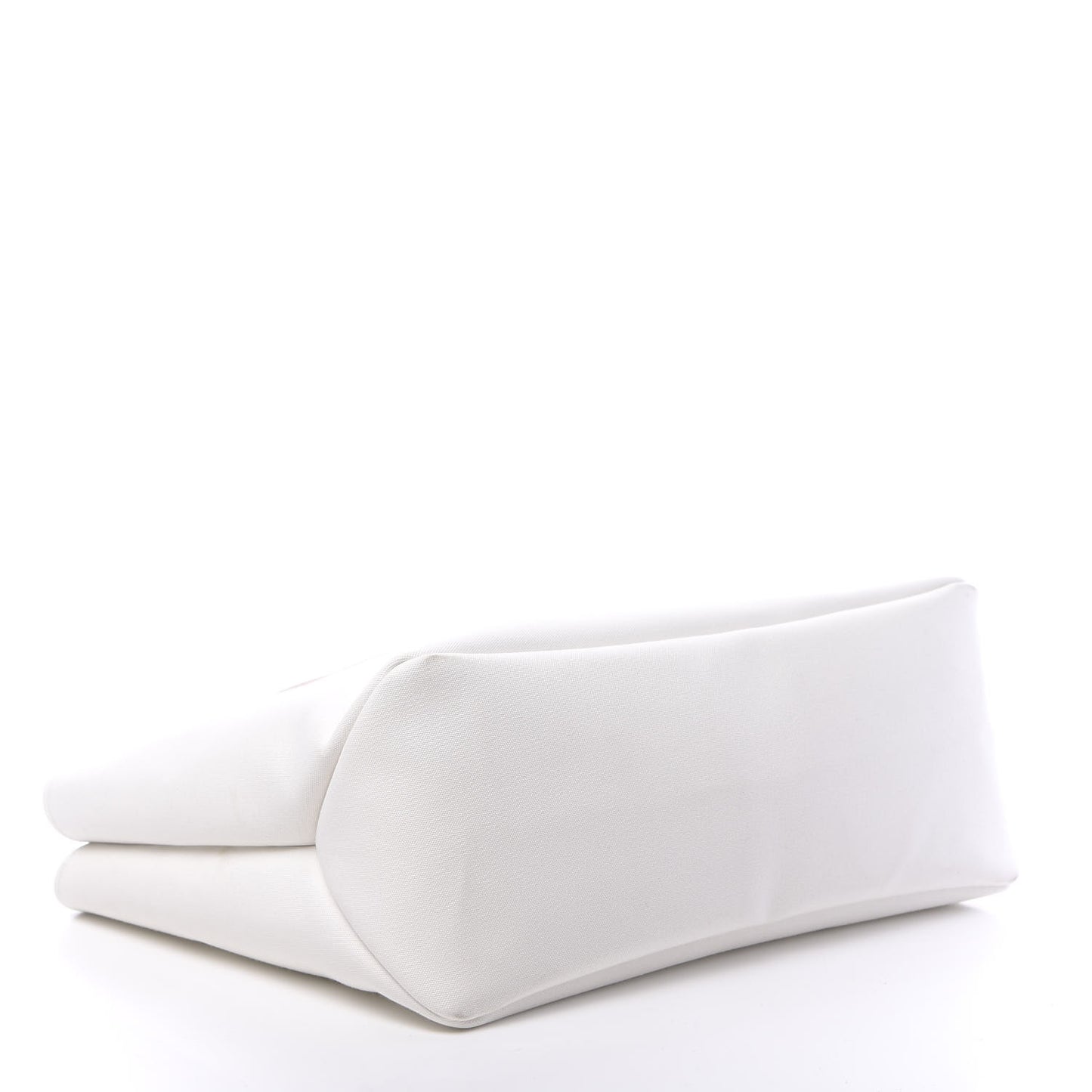 Canvas Racing Logo Tote White