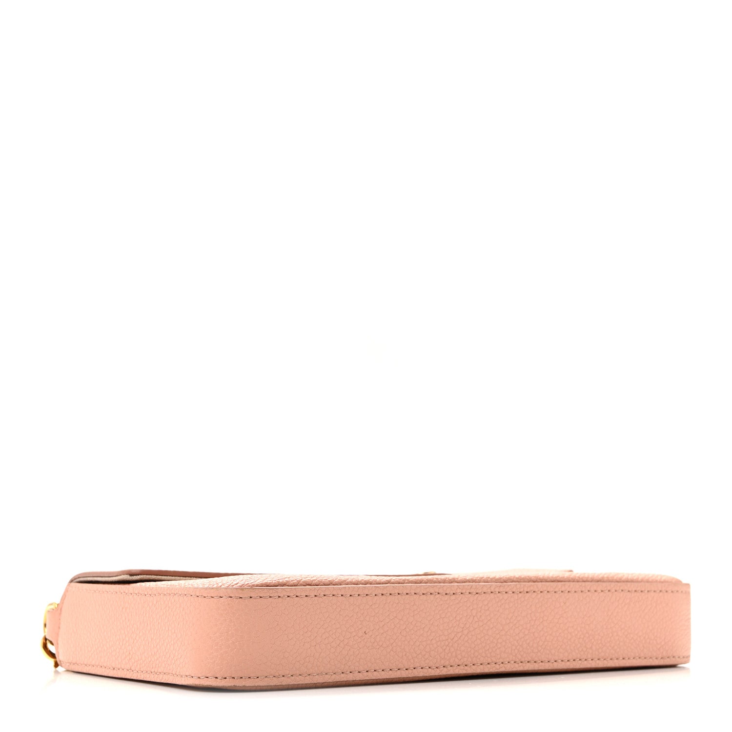 Louis Vuitton Empreinte Monogram Giant Felicie Pochette Chain Wallet Rose Trianon Creme 5 of 16