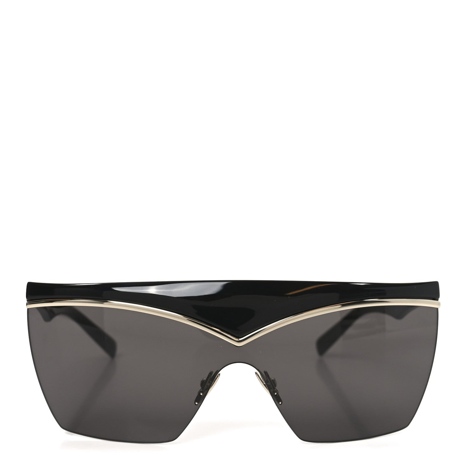 Saint Laurent SL 614 Mask Sunglasses Black 2 of 7
