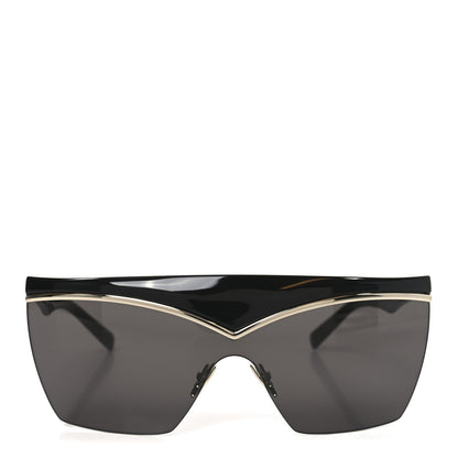 Saint Laurent SL 614 Mask Sunglasses Black 2 of 7