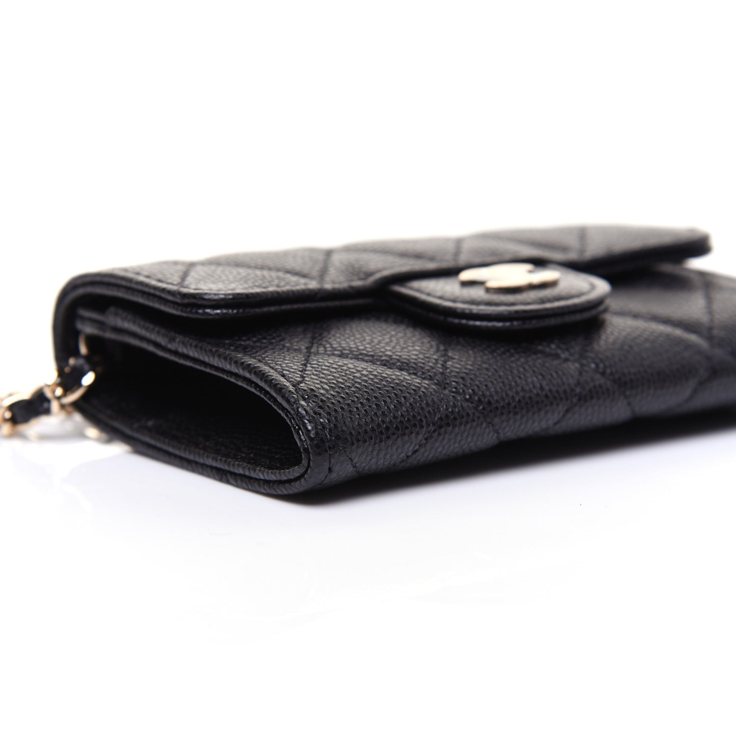 Caviar Quilted Belt Bag Black