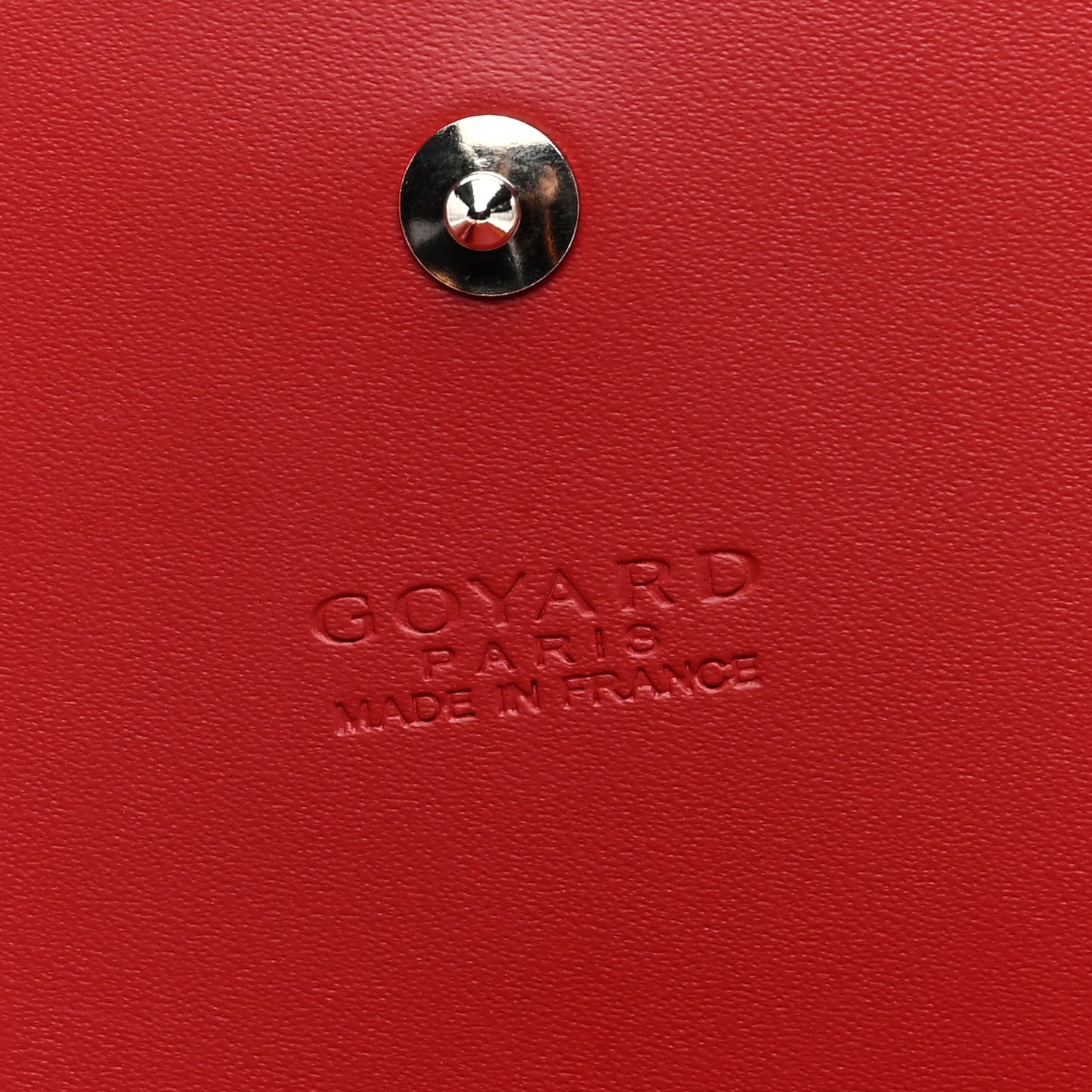 Goyardine Varenne Continental Wallet Red