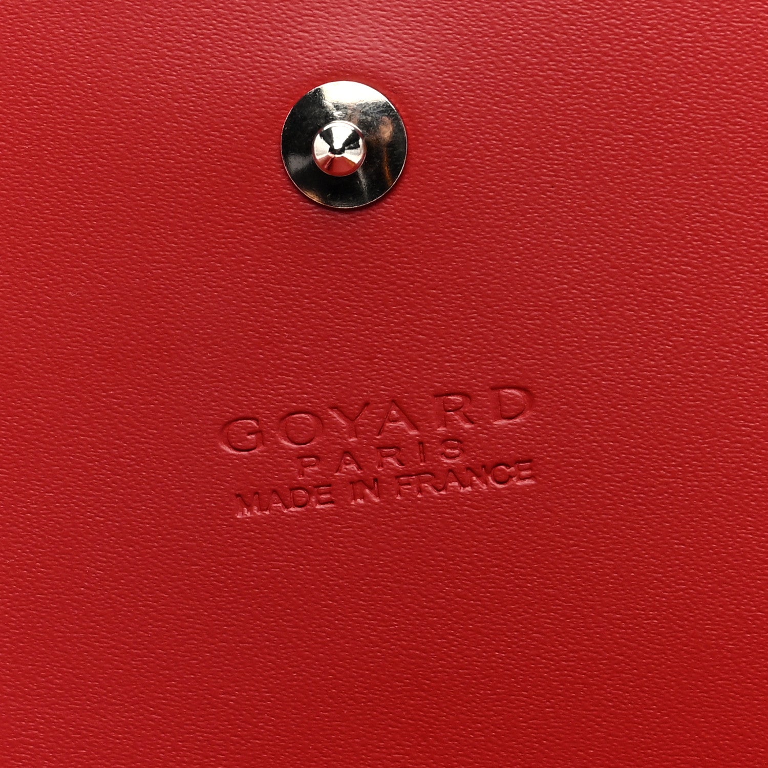 Goyard Goyardine Varenne Continental Wallet Red 6 of 9