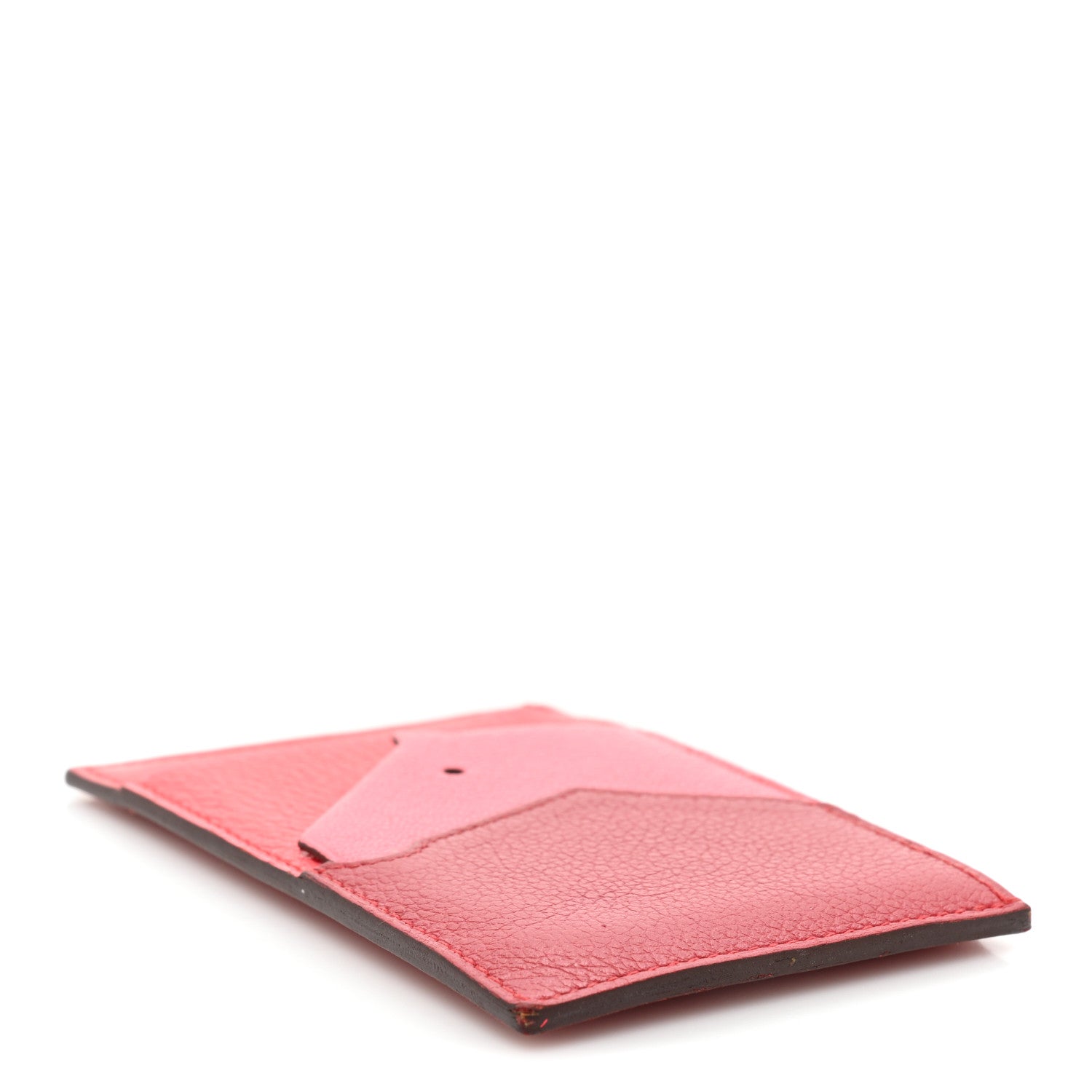 Hermes Evercolor Chevre Mysore Swift Les Petits Chevaux Card Holder Piment Rose Lipstick Rose Texas Rouge De Coeur 4 of 9