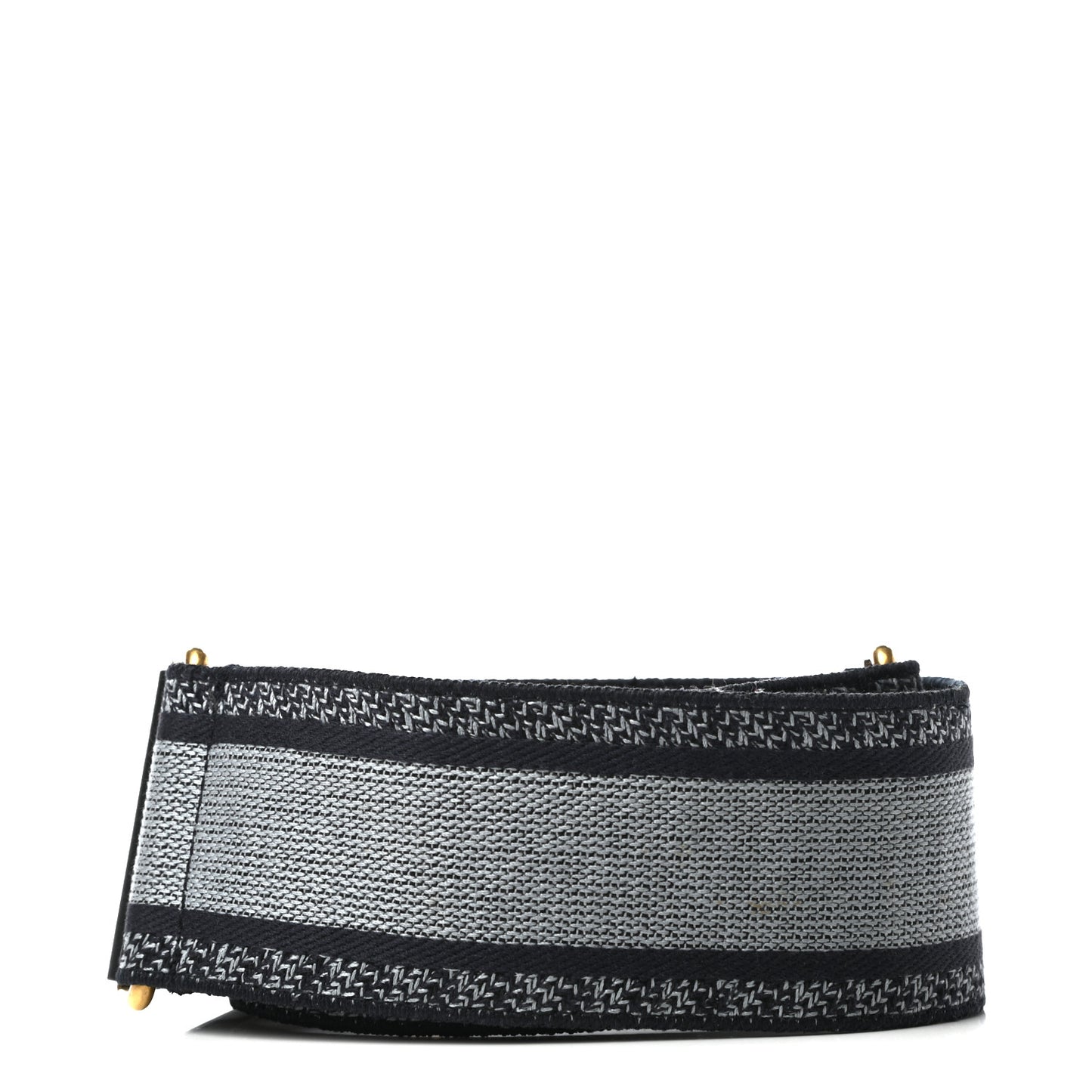 Canvas Embroidered Adjustable Shoulder Strap Blue