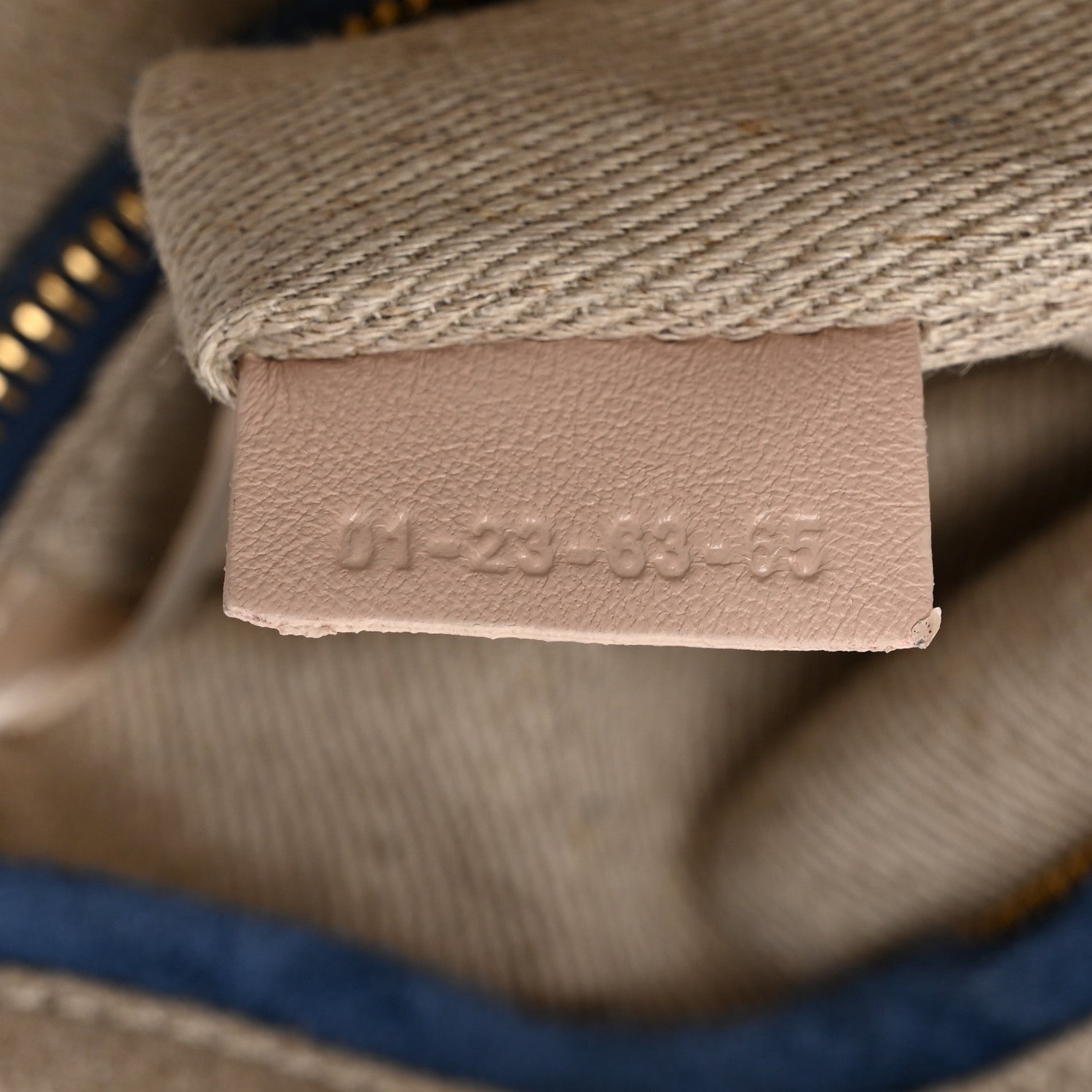 Chloe Suede Calfskin Braided Medium Marcie Double Carry Deep Denim 7 of 10