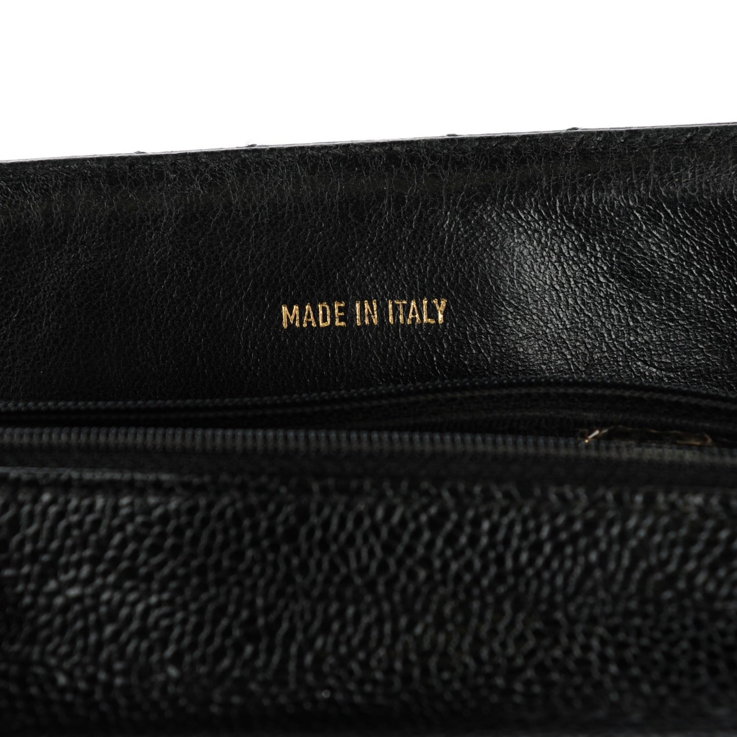 Caviar Quilted Jumbo Kelly Flap Black