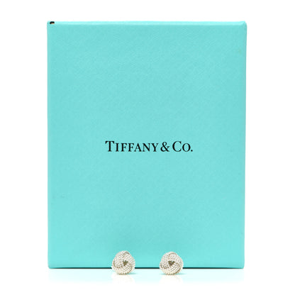 Tiffany Sterling Silver Twist Knot Earrings 5 of 5