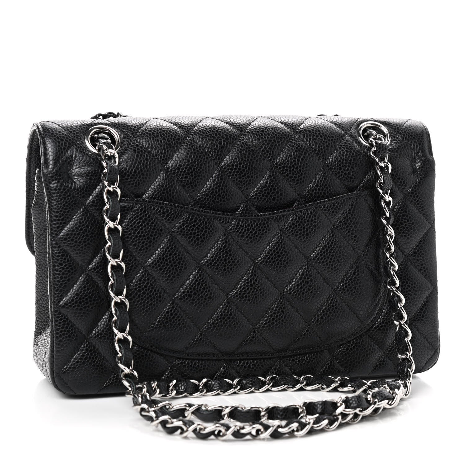 Chanel Caviar Quilted Small Double Flap Black 2 of 8