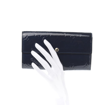 Louis Vuitton Vernis Sarah Wallet Grand Blue 2 of 11