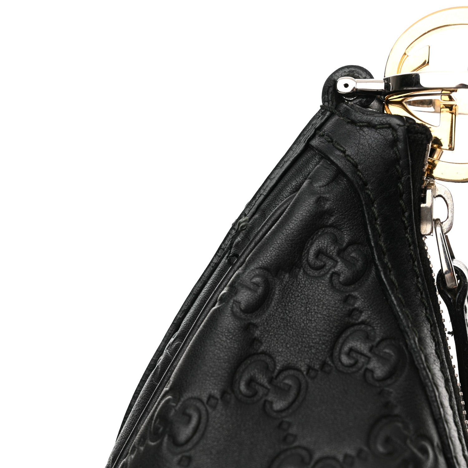 Gucci Guccissima Large GG Twins Hobo Black 13 of 14