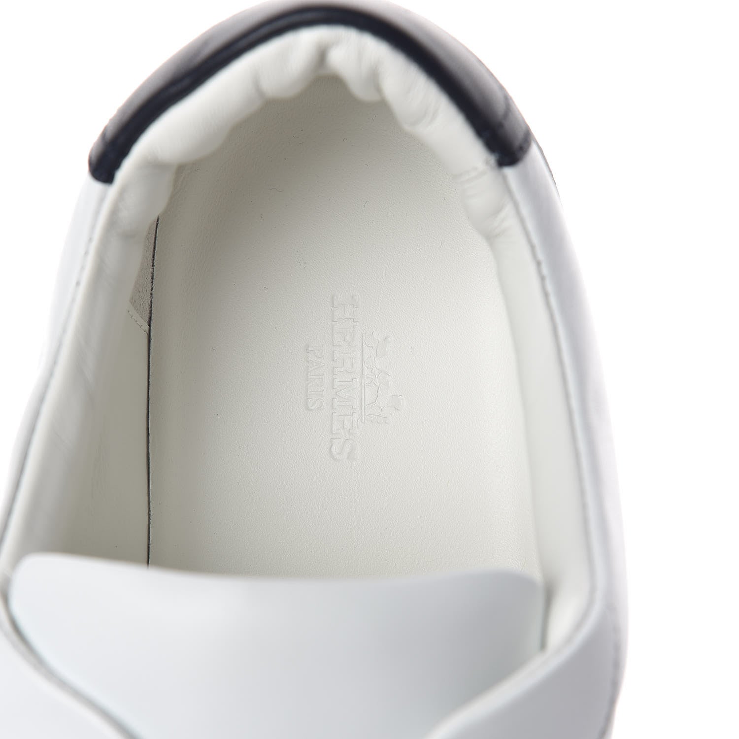 Hermes Calfskin Mens Avantage Sneakers 45 White Marine 7 of 7