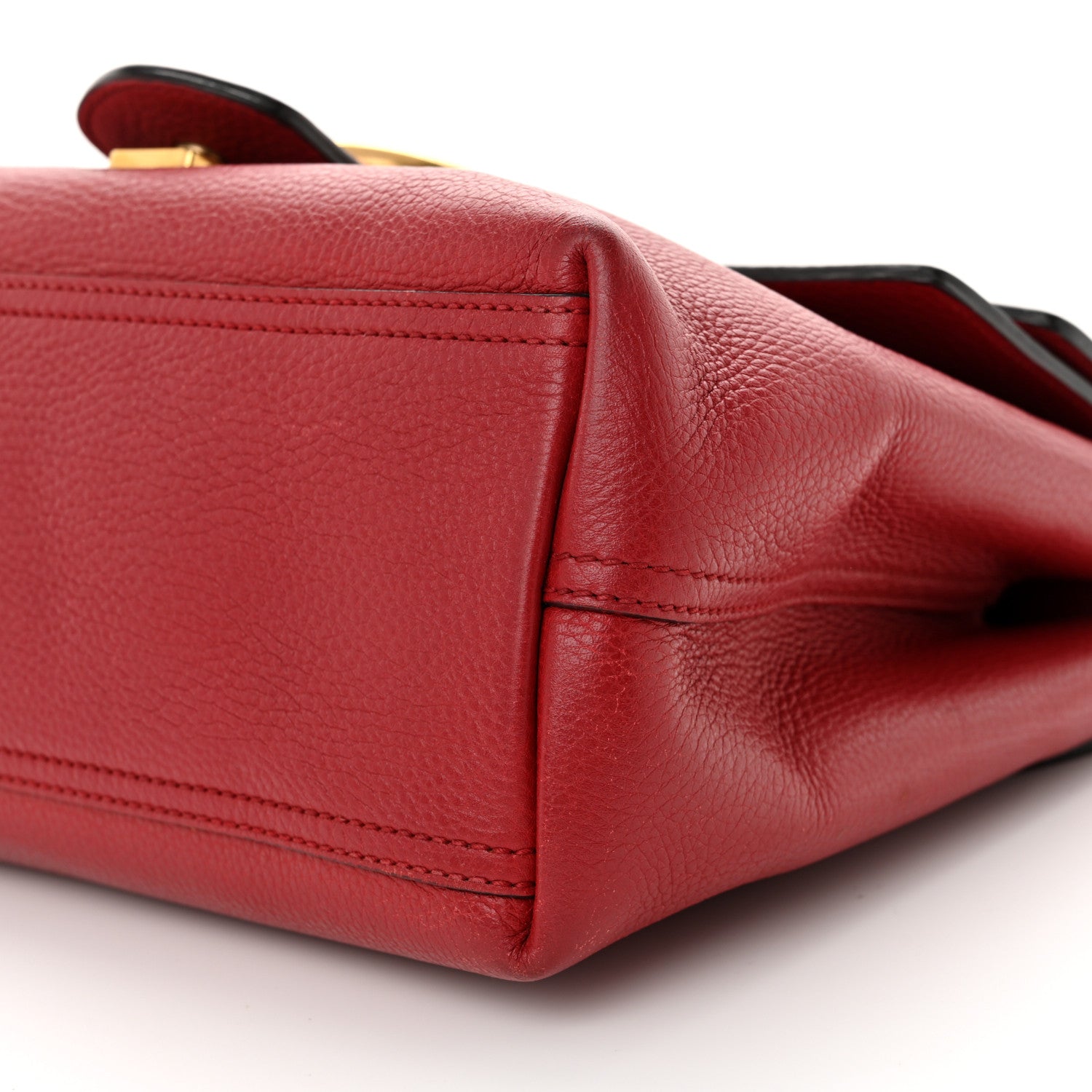 Gucci Cellarius Calfskin GG Marmont Shoulder Bag Vulcanic Red 10 of 17