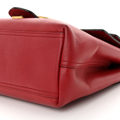 Gucci Cellarius Calfskin GG Marmont Shoulder Bag Vulcanic Red 10 of 17