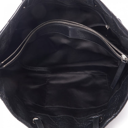 Chanel Glazed Calfskin Large On The Road Tote Black 6 of 9
