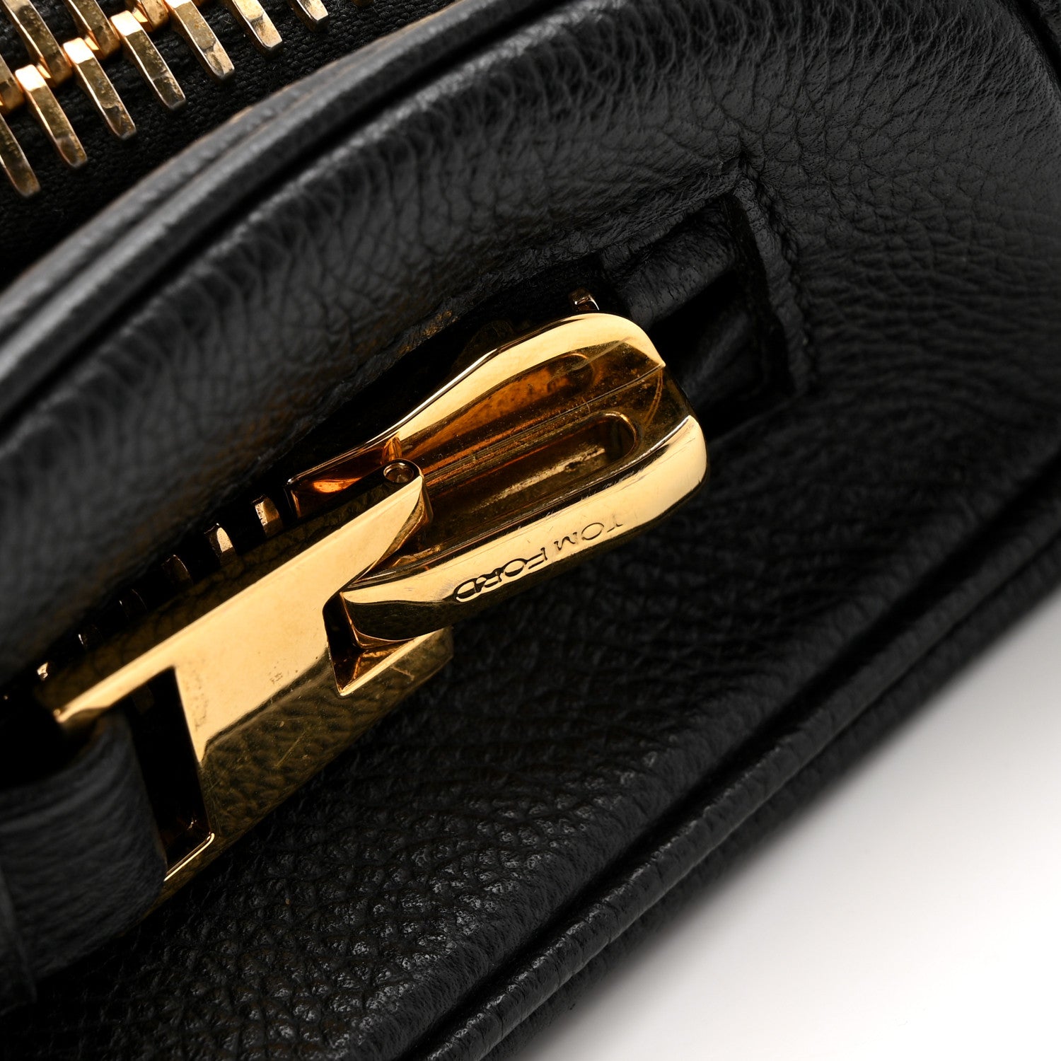 Tom Ford Grained Calfskin Medium Jennifer Crossbody Bag Black 12 of 13