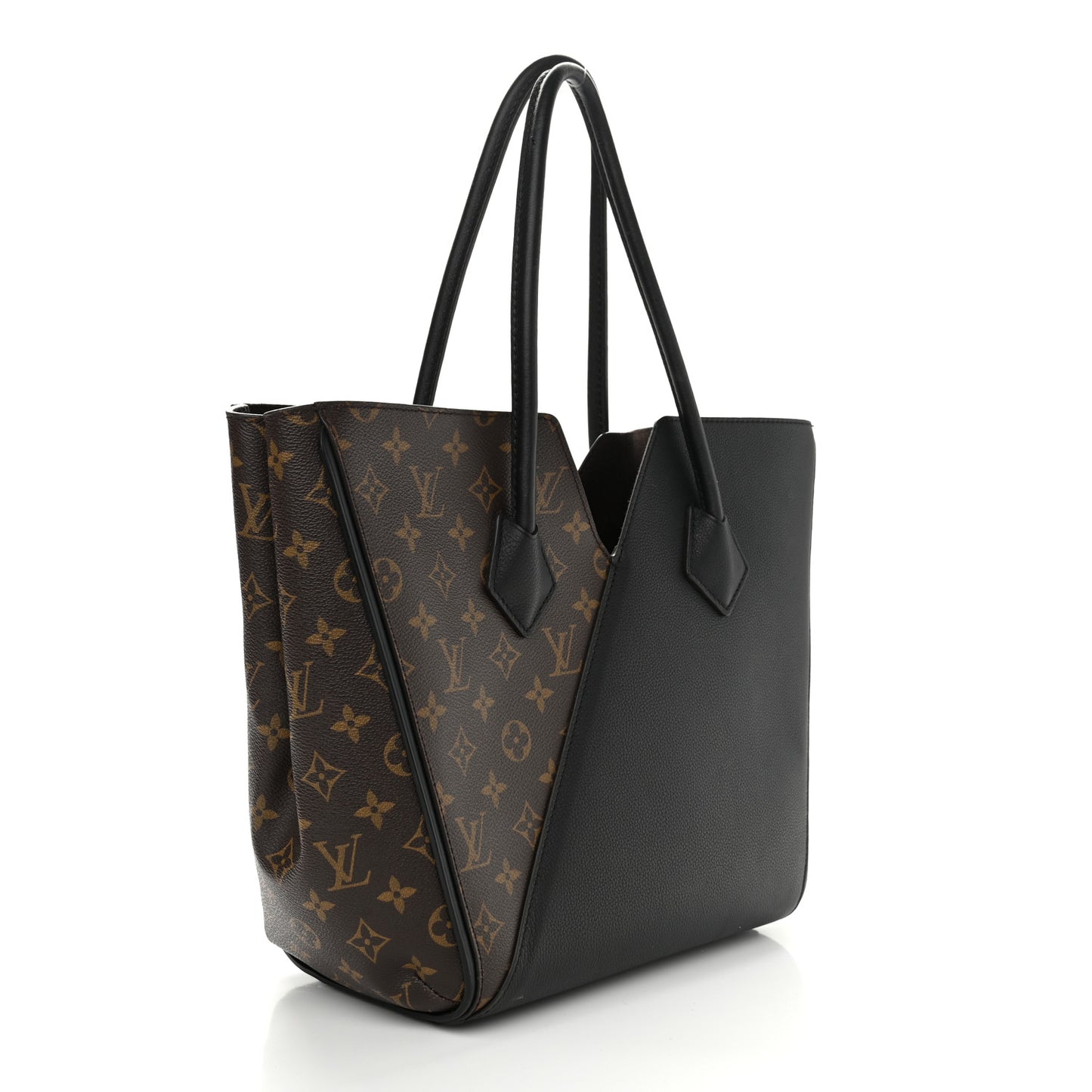 Calfskin Monogram Kimono Tote Black