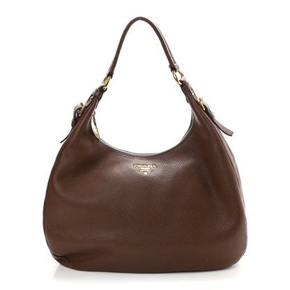 Prada Vitello Daino Hobo Bruciato 1 of 10