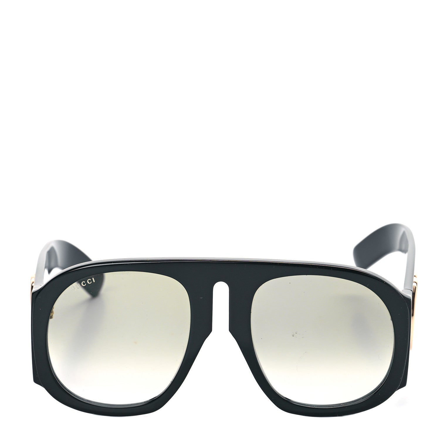 Gucci Oversized Aviator Sunglasses GG0152S Black 6 of 7