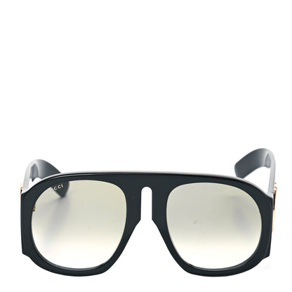 Gucci Oversized Aviator Sunglasses GG0152S Black 6 of 7