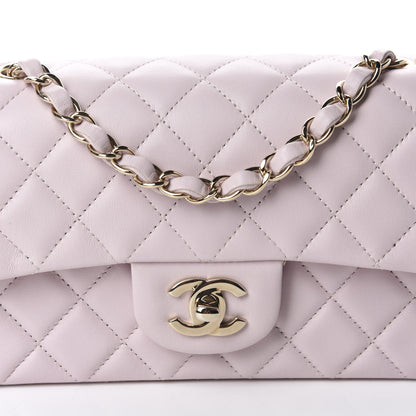 Chanel Lambskin Quilted Mini Rectangular Flap Light Pink 10 of 11