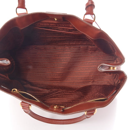 Prada Saffiano Lux Large Tote Bacca 4 of 8