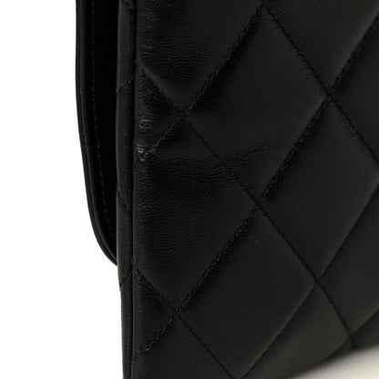 Chanel Goatskin Quilted Timeless CC Clutch Black 13 of 16