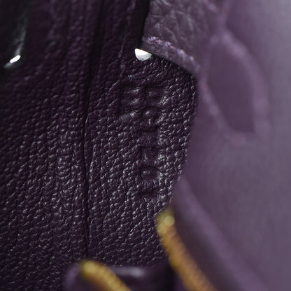 Hermes Togo Kelly Retourne 25 Raisin 25 of 38