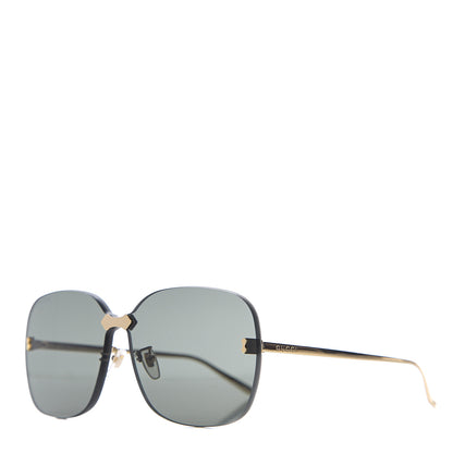 Gucci Rimless Sunglasses GG0355S Gold 1 of 8